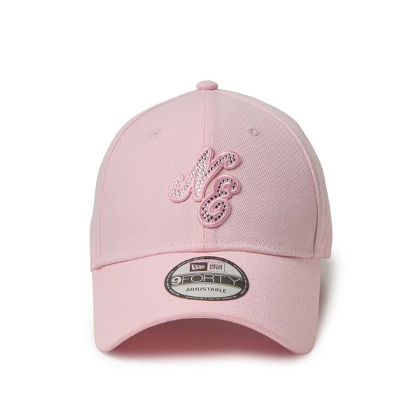 NEW ERA ( ニューエラ ) 9FORTY Rhinestone ラインストーン クラシックロゴ ピンク | ブラック | グレー | 帽子 | キャップ | 14942639 | 14942638 | 14942637 | にゅーえら | クロスストラップ | ユニセックス