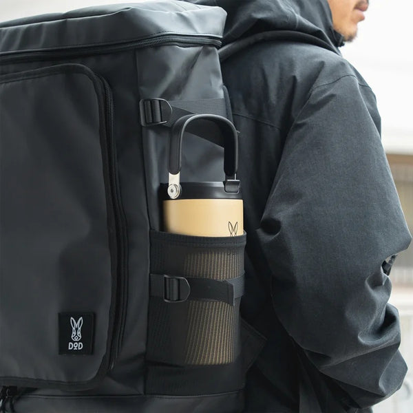 DOD ( ディーオーディー ) ハコピタイト リュックサック バックパック デイパック シンプル PC収納 35L 箱型 撥水 大容量 アウトドア キャンプ 旅行 通勤 通学 レジャー BA138-BK