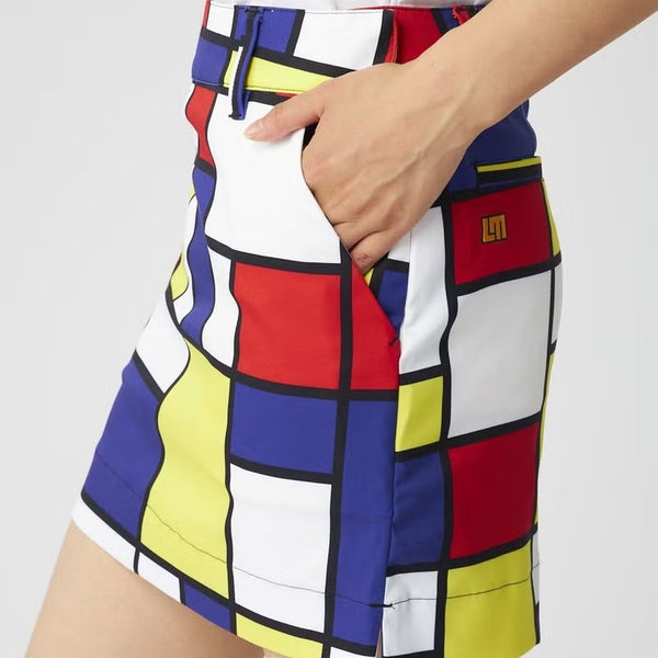 【 SALE 】 LOUDMOUTH ( ラウドマウス ) レディース 柄インナー付きスカート | スカート | ゴルフ | ゴルフウェア | 派手 | 可愛い | UV | ストレッチ | 動きやすい | らうどまうす | 762351