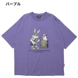 KRIFF MAYER ( クリフメイヤー ) クリフラビット半袖Tシャツ | ギター | 2556300 | 半袖 | Tシャツ | 綿100% | プリントT | カジュアル | 夏 | オシャレ | お出かけ | メンズ | レディース | くりふめいやー