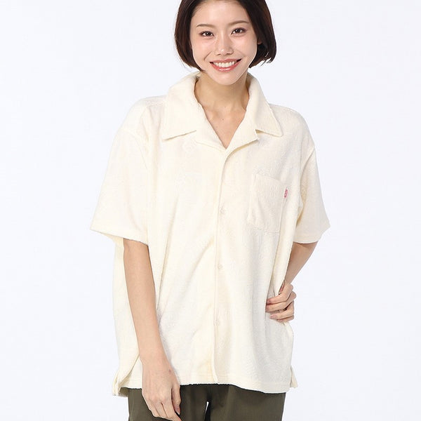 CHUMS ( チャムス ) チャムリーパイルショートスリーブシャツ | 半袖 | シャツ | オーバーサイズ | 夏服 | メンズ | 襟シャツ | パイル素材 | ゆったり | ふんわり | お出かけ | オシャレ | CH02-1265 | ちゃむす