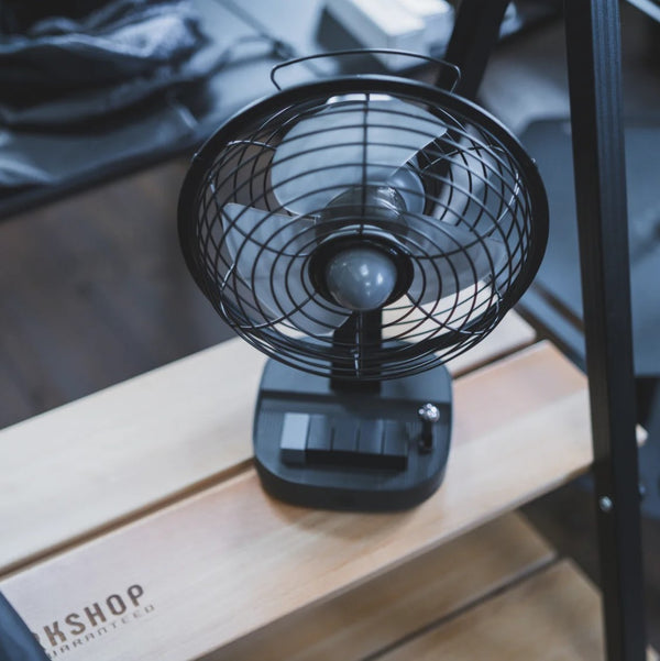 5050WORKSHOP ( フィフティフィフティワークショップ ) RETRO DESKTOP FAN | 扇風機 | コードレスファン | 卓上 | レトロ | アウトドア | キャンプ | 持ち運び | TR2-5WS-4481