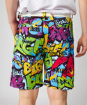 【 SALE 】 LOUDMOUTH ( ラウドマウス ) ストレッチツイル 柄ショートパンツ | ゴルフ | ウェア | 派手 | ハーフパンツ | 半ズボン | メンズ | 765334 | 動きやすい | インパクト | らうどまうす