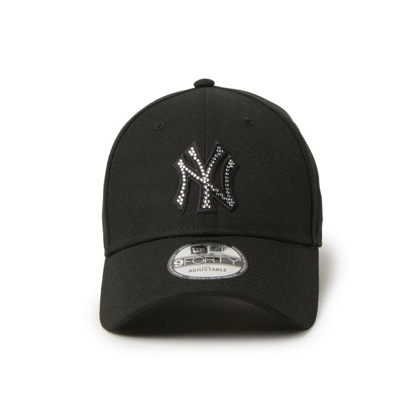 NEW ERA ( ニューエラ ) 9FORTY Rhinestone ラインストーン ニューヨーク・ヤンキース ブラック | ピンク | グレー | 帽子 | キャップ | 日よけ | ポリエステル | サイズ調整 | 14942634 | 14242633 | 14942635 | にゅーえら