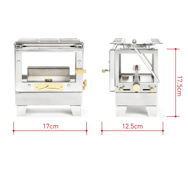 Mt.SUMI ( マウントスミ ) オイルストーブ オーラ ルミ / Oilstove AURA Lumi | アウトドア | キャンプ | ストーブ | 屋外 | 小型 | 照明 | 調理 | 保温 | ステンレス | パラフィンオイル | 冬キャンプ | SG25FWAR-RU | まうんとすみ