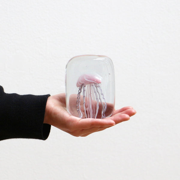 DETAIL ( ディテール ) Jellyfish Twisted Leg | ジェリーフィッシュ ツイストレッグ | クラゲ | 癒し | インテリア | ガラス | オブジェ | 蓄光 | ハンドメイド | でぃてーる | H0138