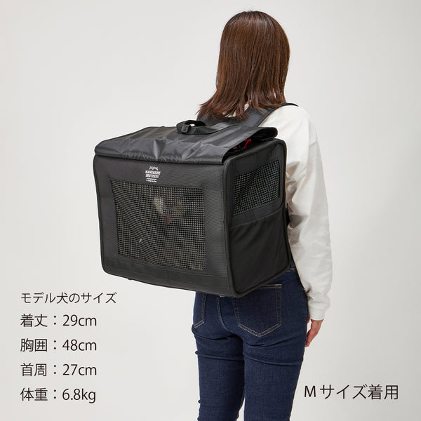 MANDARINE BROTHERS ( マンダリンブラザーズ ) BRIXTON CARRY BACKPACK －WIDE－| ペット | 犬 | 犬用品 | 外出 | リュック | 愛犬 | ダブルメッシュ | 旅行 | 15kg
