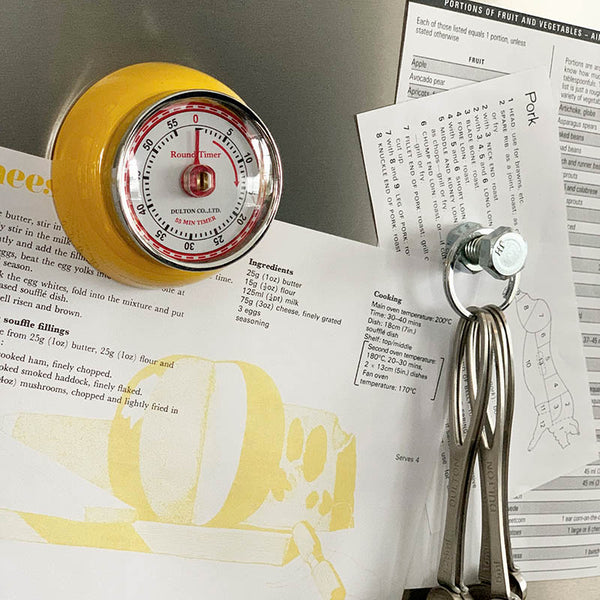 DULTON ( ダルトン ) KITCHEN TIMER WITH MAGNET キッチン タイマー ウィズ マグネット | アナログ | キッチン用品 | キッチン | 可愛い | カラバリ | 存在感 | 100-189 | だるとん