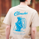 COBMASTER コブマスター 吸水速乾 抗菌防臭 ベーシック Tシャツ 半袖 メンズ スタンダードロゴ クルーネック 綿100% アウトドア キャンプ カジュアル スポーツ 春 夏 UV対策 インナー トップス