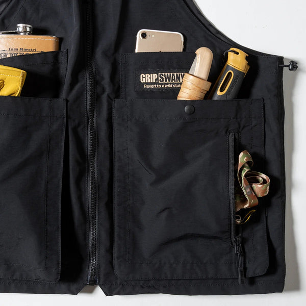 GRIP SWANY ( グリップスワニー ) 【 GSMV-063 】 GEAR BAG VEST 5.0 | ベスト | アウトドア | キャンプ | 釣り | 収納 | ポケット | トートバッグ | 2way | バッグ | ウェア | トップス | レジャー | ぐりっぷすわにー