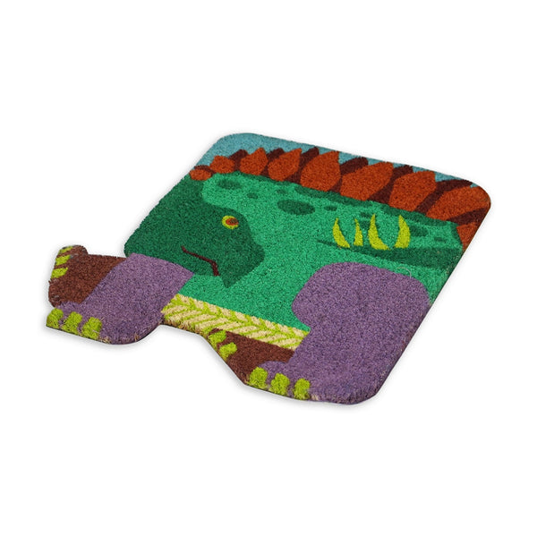 DETAIL ( ディテール ) Coir Mat コイヤーマット | ステゴサウルス | トリケラトプス | 恐竜 | マット | 玄関マット | 子供 | 50cm×50cm | PVC | 滑りにくい | でぃてーる | H0087