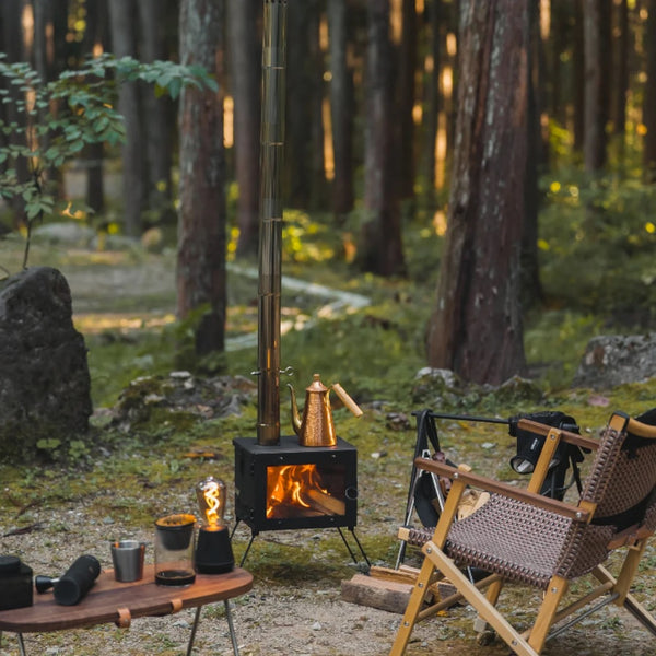 Mt.SUMI ( マウントスミ ) アウトドア薪ストーブ マイクロ 2 / Woodstove MICRO 2 | 2025年モデル | 薪ストーブ | キャンプ | コンパクト | マイクロ | テント | 小型 | アウトドア | ストーブ | 薪 | 屋外 | セット | 二次燃焼 | 冬キャンプ | 冬 | 秋 | SG25FWMC2