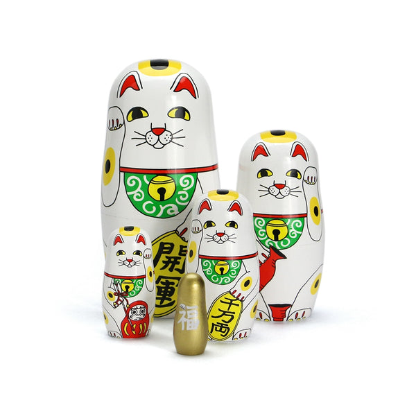 DETAIL ( ディテール ) Lucky Cat ラッキーキャット | 招き猫のマトリョーシカ | 招き猫 | マトリョーシカ | マトリョシカ | インテリア | ネコ | プレゼント | ギフト | 可愛い | 商売繁盛 | 千客万来 | 縁起物 | 3415LU