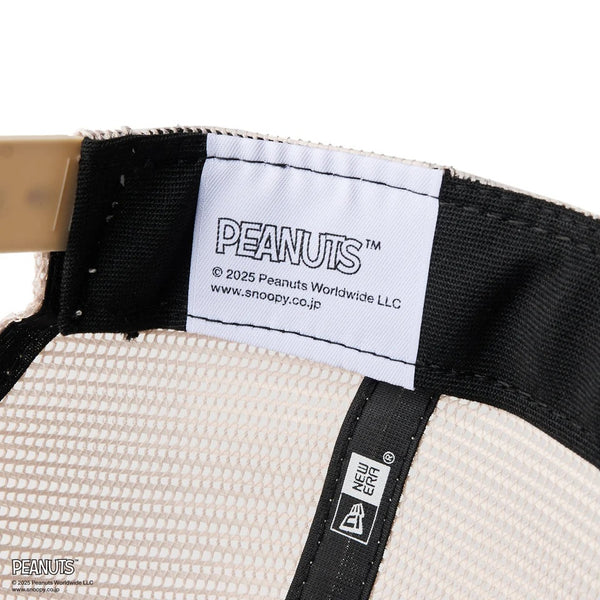 NEW ERA ( ニューエラ ) 9FORTY A-Frame トラッカー PEANUTS ピーナッツ アーチロゴ ゴルフ | 帽子 | キャップ | ユニセックス | サイズ調整 | キャップ | 日よけ | スヌーピー | スナップバック | メッシュ | ポリエステル | にゅーえら | 14432173 | 14432172