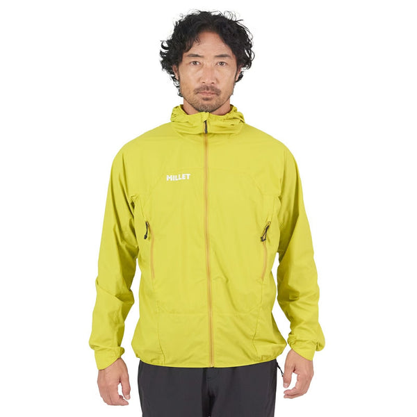 MILLET ( ミレー ) ブリーズバリヤー II ワイルダー ジャケット | アウトドア | キャンプ | 登山 | ハイキング | 軽い | 軽量 | 撥水 | 通気性 | パッカブル | 旅行 | 持ち運び | フード | MIV03176 | みれー