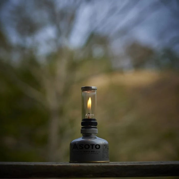 SOTO ( ソト ) Hinoto | ひのと | SODー260 | ガスランタン | キャンドル風 | ライターガス | 燃料缶 | CB缶 | OD缶 | キャンプ | アウトドア | 焚き火 | バーベキュー | ソロキャンプ | ランタン | 収納ケース