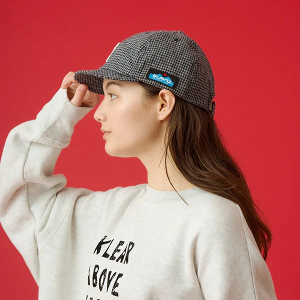 KAVU ( カブー ) ツイードベースボールキャップ | 帽子 | キャップ | 日よけ | ウール素材 | オシャレ | 千鳥 | ベースボールキャップ | 定番 | かぶー