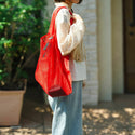 HIGHTIDE ( ハイタイド ) ショッパー L | エコバッグ | コンパクト | 大きめ | お買い物 | 買い物バッグ | シンプル | サブバッグ | 軽い | 軽量 | ネーエ | 幅広 | 持ち手 | メッシュポケット | GB288 | はいたいど