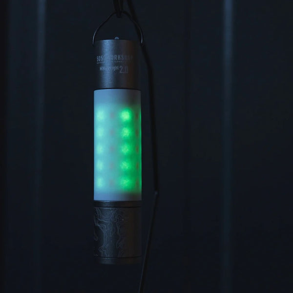 5050WORKSHOP ( フィフティフィフティワークショップ ) MINIMALight 2.0 | ライト | 90時間 | LEDライト | アウトドア | キャンプ | 防災 | 散歩 | 3段階 | 調光 | 防水 | TR8-5WS
