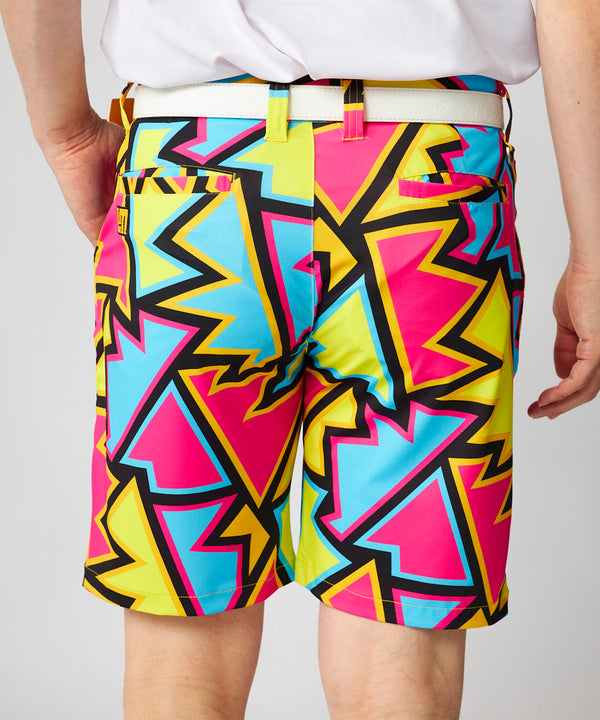 【 SALE 】 LOUDMOUTH ( ラウドマウス ) ストレッチツイル 柄ショートパンツ | ゴルフ | ウェア | 派手 | ハーフパンツ | 半ズボン | メンズ | 765334 | 動きやすい | インパクト | らうどまうす