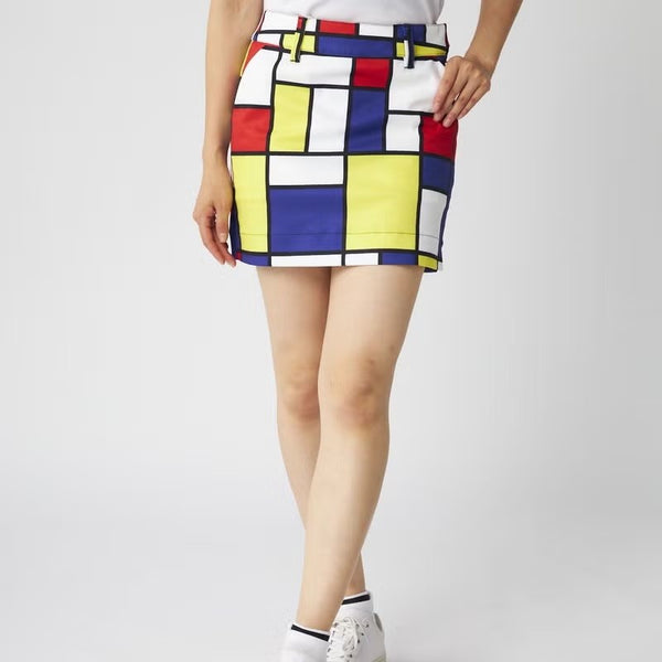 【 SALE 】 LOUDMOUTH ( ラウドマウス ) レディース 柄インナー付きスカート | スカート | ゴルフ | ゴルフウェア | 派手 | 可愛い | UV | ストレッチ | 動きやすい | らうどまうす | 762351