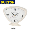 DULTON ( ダルトン ) RAINARD CLOCK IVORY | レイナード クロック | 時計 | 置き時計 | アイボリー | スチール | インテリア | 三角型 | スイープムーブメント | K925-1257IV | だるとん