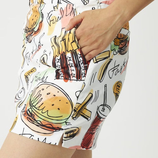【 SALE 】 LOUDMOUTH ( ラウドマウス ) レディース ストレッチツイル 柄スカート | ゴルフ | スカート | 動きやすい | 764355 | 派手 | らうどまうす | 接触冷感 | 夏