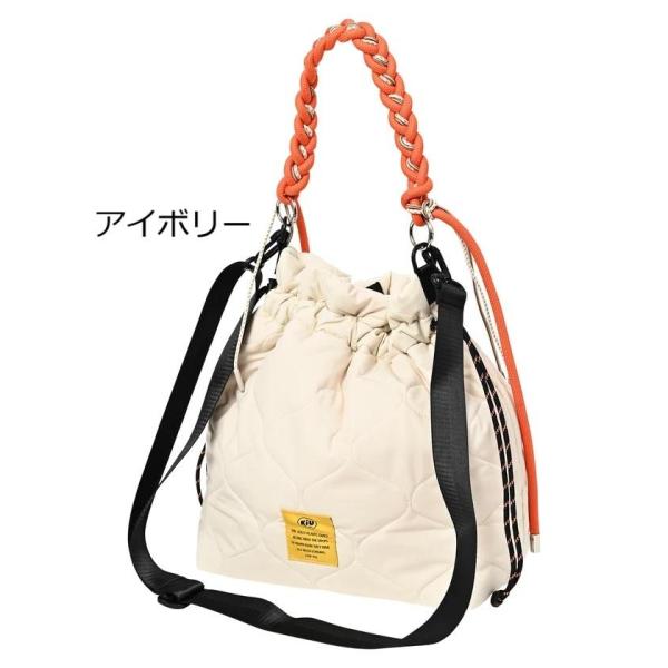 KiU ( キウ ) パデッドパラコードハンドルトート K575 バッグ 鞄 トートバッグ 巾着 レディース メンズ パラコード ハンドル パデッド キルティング 軽量 撥水 雨 アウトドア キャンプ 通勤 通学 サブバッグ トート