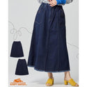KRIFF MAYER ( クリフメイヤー ) デニムウエスタンスカート | LADYS | レディース | W2534009 | スカート | ロングスカート | 春 | オシャレ | 綿100% | ヴィンテージライク | デニムスカート | くりふめいやー