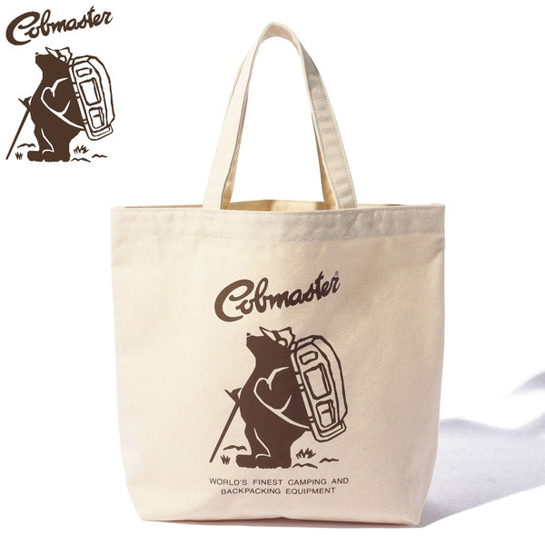 COBMASTER ( コブマスター ) COB BEAR LOGO TOTE | トートバッグ | バッグ | 80021500 | シンプル | ピクニック | 通勤 | 可愛い | ロゴ | こぶますたー | 買い物バッグ | 使いやすい | トートバッグ