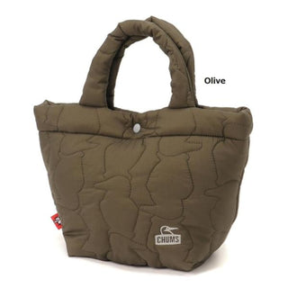 CHUMS ( チャムス ) ブービーステッチミニトートバッグ | トートバッグ | ナイロン | バッグ | カバン | 鞄 | 刺繍 | 約4L | お出かけ | 散歩 | 小さめ | 軽い | キルティング | CH60-4040 | ちゃむす