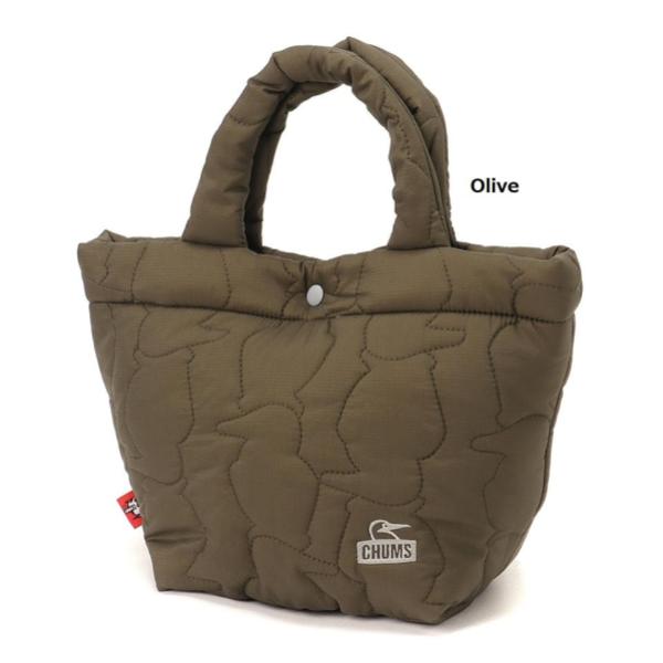 CHUMS ( チャムス ) ブービーステッチミニトートバッグ | トートバッグ | ナイロン | バッグ | カバン | 鞄 | 刺繍 | 約4L | お出かけ | 散歩 | 小さめ | 軽い | キルティング | CH60-4040 | ちゃむす