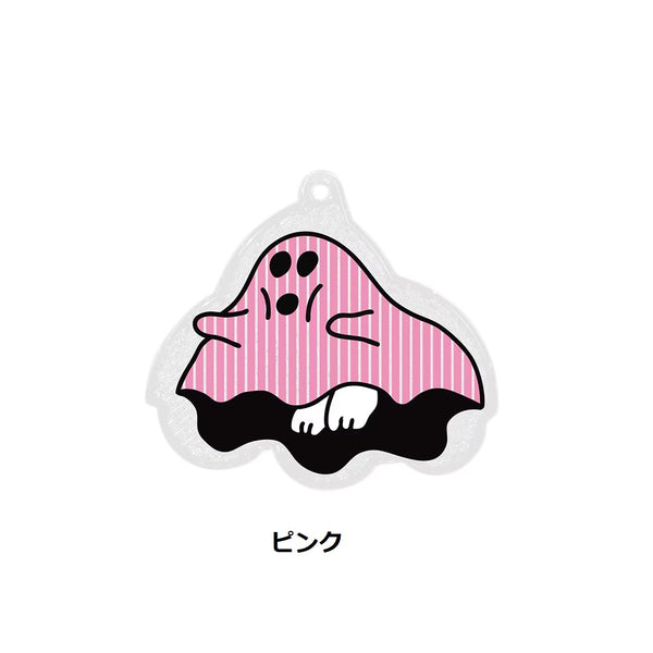 DETAIL ( ディテール ) Ghost Reflector | Midori Komatsu ゴースト リフレクター | イラストレーターコラボ | 2倍光る | 反射 | 3743G | 自転車 | ポップ | 散歩 | 夜道 | 安全性 | オバケ | 可愛い | でぃてーる