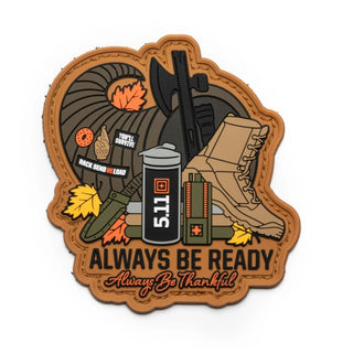 【 SALE 】 5.11 ( ファイブイレブン ) ALWAYS BE THANKFUL PATCH | 92022 | パッチ