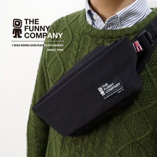 THE FUNNY COMPANY ( ザ ファニーカンパニー ) 64CLOTH BLACK ブラック | 黒色 | バッグ | ボディバッグ | TFC-6040-008-001 | 散歩 | お出かけ | ハリ感 | 光沢 | 機能性 | コンパクト