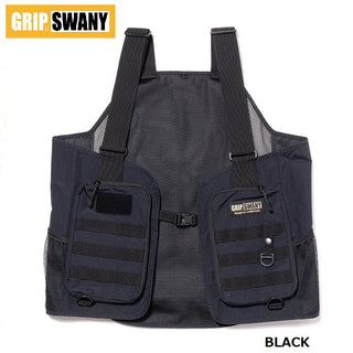 GRIP SWANY ( グリップスワニー ) 【 GSMV0020 】 GS FIELD MOLLE VEST | ベスト | キャンプ |アウトドア | レジャー | 釣り | ナイロン100% | メッシュ | ぐりっぷすわにー