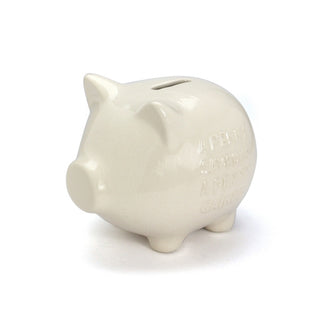 DETAIL ( ディテール ) Crackle Piggy Bank | クラックル ピギー バンク | ぽってり | ヴィンテージ | ブタの貯金箱 | 貯金箱 | 陶器 | インテリア | 可愛い | シンプル | プレゼント | ギフト | 3724P | 白色 | ホワイト | でぃてーる