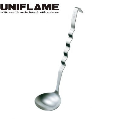 UNIFLAME ( ユニフレーム ) ウェ～ブレードル | レードル | アウトドア | キャンプ | 頑丈 | ステンレス | 実用性 | フック | 料理 | 調理 | キッチンツール | キッチン用品 | ゆにふれーむ | 662175 | お玉