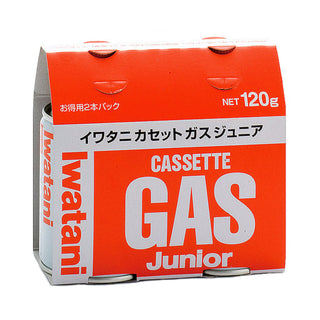 Iwatani ( イワタニ ) カセットガスジュニア2P CB-JR-120P | カセットガス | 小さめ | アウトドア | キャンプ | 料理 | 調理 | 災害 | ソロキャンプ | LPG | 120g | いわたに