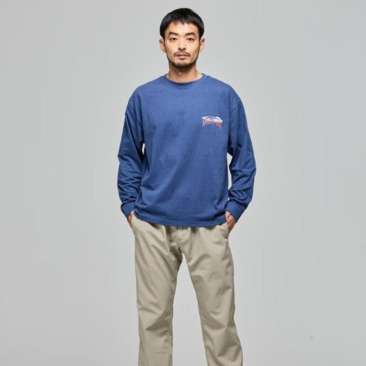 KRIFF MAYER ( クリフメイヤー ) クリフメイヤー 外遊びプリントロンT 古代魚 ロンT 長袖Tシャツ 長袖Tシャツ メンズ メンズロンT プリントTシャツ カジュアルTシャツ アメカジ アメカジTシャツ アウトドアウェア アウトドアTシャツ 外遊び