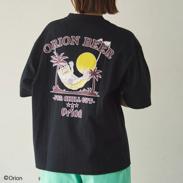 【 Duckster × ORION 】 RELAXED FIT S/STEE ハンモック Tシャツ 半袖 半袖Tシャツ バックプリント プリントT コラボ カジュアル 綿100％ コットン オリオンビール 沖縄 950210 ゆったり オーバーサイズ カットソー トップス ユニセックス メンズ レディース