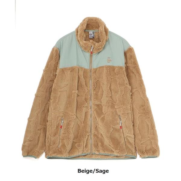 CHUMS ( チャムス ) ブービーエルモジャケット | アウター | フリース | ジャケット | 上着 | 冬 | もこもこ | 防寒 | アウトドア | キャンプ | レジャー | お出かけ | 刺繍 | ワンポイント | ブービーバード | CH04-1481 | ちゃむす | 保温