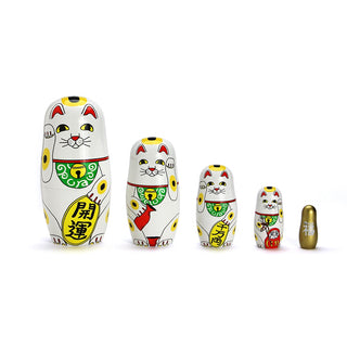 DETAIL ( ディテール ) Lucky Cat ラッキーキャット | 招き猫のマトリョーシカ | 招き猫 | マトリョーシカ | マトリョシカ | インテリア | ネコ | プレゼント | ギフト | 可愛い | 商売繁盛 | 千客万来 | 縁起物 | 3415LU