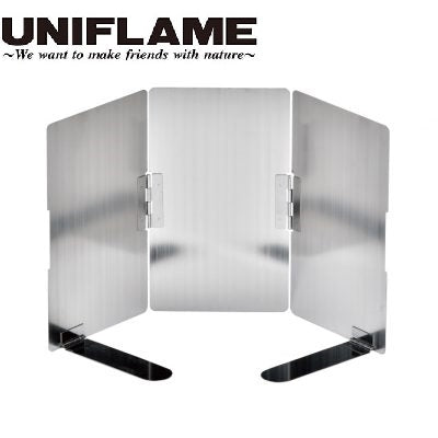 UNIFLAME ( ユニフレーム ) ウィンドスクリーン L | 風よけ | 風防 | アウトドア | キャンプ | アウトドア用品 | キャンプ用品 | シングルバーナー | ステンレス | 610527