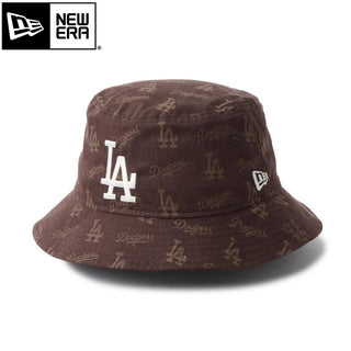 NEW ERA ( ニューエラ ) バケット01 MLB Jacquard ロサンゼルス・ドジャース ブラウン | 帽子 | バケットハット | ハット | 日よけ | UVカット | コットン | 高級感 | お出かけ | オシャレ | 14744777 | にゅーえら