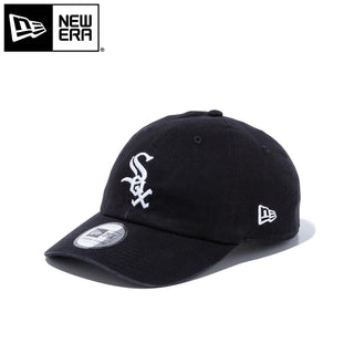 NEW ERA ( ニューエラ ) カジュアルクラシック シカゴ・ホワイトソックス ブラック × ホワイト | 帽子 | キャップ | サイズ調整 | ユニセックス | 日よけ | シンプル | コットン | 定番 | アウトドア | お出かけ | オシャレ | 14524778 | にゅーえら