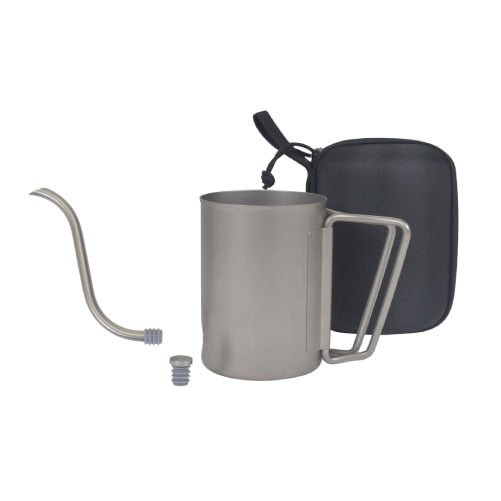 HIGHMOUNT ( ハイマウント ) デタッチャブルケトル 400 | アウトドア | ケトル | クッカー | ケース付 | 取り外し | コンパクト | 2way | 登山 | トレッキング | 45391 | はいまうんと | ソロキャンプ