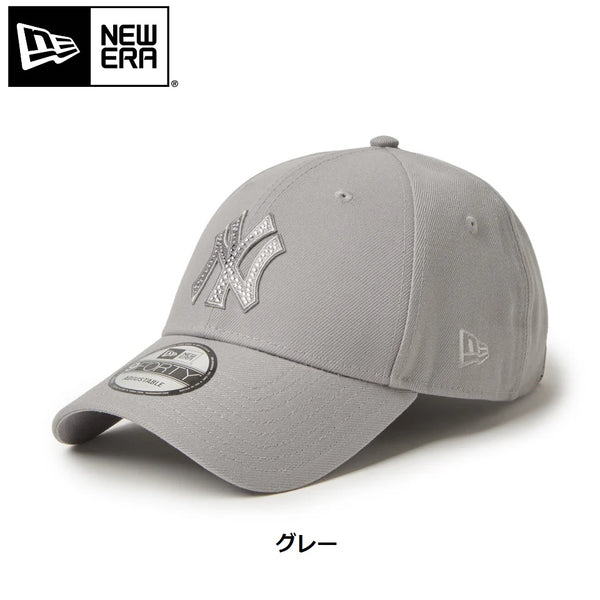 NEW ERA ( ニューエラ ) 9FORTY Rhinestone ラインストーン ニューヨーク・ヤンキース ブラック | ピンク | グレー | 帽子 | キャップ | 日よけ | ポリエステル | サイズ調整 | 14942634 | 14242633 | 14942635 | にゅーえら