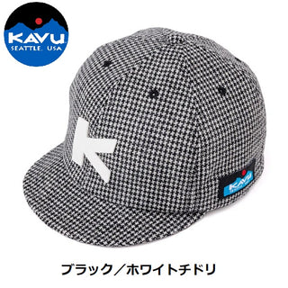 KAVU ( カブー ) ツイードベースボールキャップ | 帽子 | キャップ | 日よけ | ウール素材 | オシャレ | 千鳥 | ベースボールキャップ | 定番 | かぶー