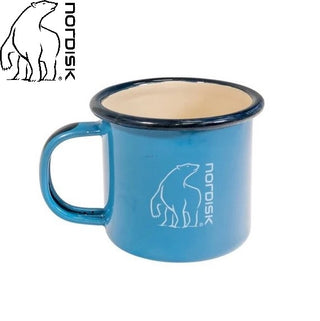 Nordisk ( ノルディスク ) Madam Blå Cup Small 350ml / Sky Blue | マグカップ | エナメル製カップ | ホーロー | アウトドア | キャンプ | ブルー | 青色 | ロゴ | シンプル | 10421004S | のるでぃすく